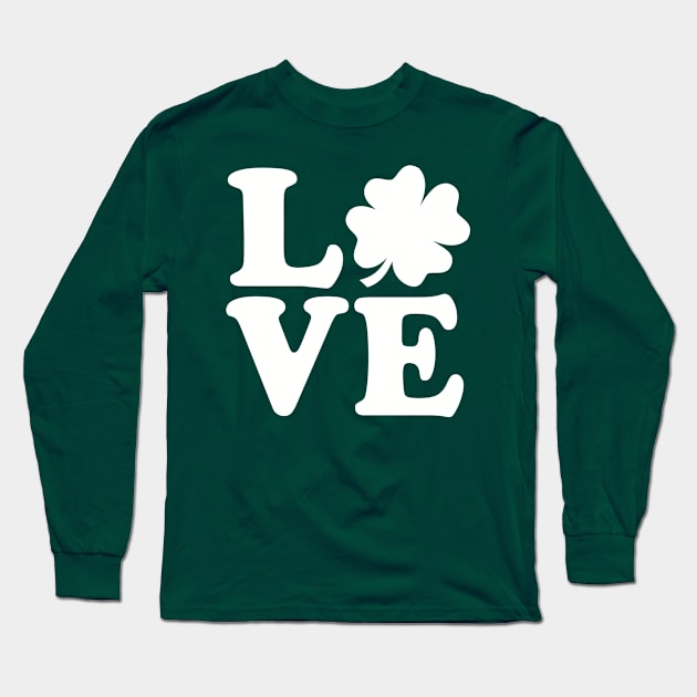 Love shamrock Long Sleeve T-Shirt by Designzz